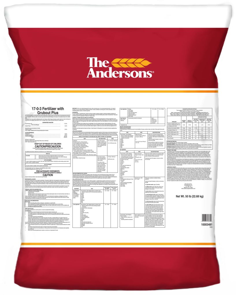 1703 Fertilizer with Grubout Plus Champion Mulch & Landscape Supply